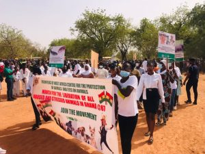 Read more about the article WACPAW Volunteers in the Upper East Region of Ghana took part in the 67th Independence day parade